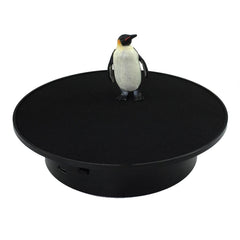 20cmTwo-Way Turntable Display Stand Video Shooting Props Turntable, White Mirror, Black Mirror, Black+Black Velvet, White + White Velvet, White Bottom Black Velvet