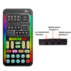 Voice Changer Game Live Broadcast Mobile Computer Sound Card, i9, i9 Set, K9, K9 Set