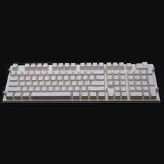 Pudding Double-layer Two-color 108-key Mechanical Translucent Keycap, White, Black, Gray, Sky Blue, Lemon Yellow, Violet, Orange, Apple Green, Red, Cheese Green, Dark Blue, Dark Coffee, Cyan, Light Coffee, Pink