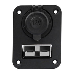 Andersen Panel Large Current Plug With 12V Cigarette Lighter Panel Combination, PA5403