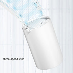 N1 Mini Portable USB Leafless Hanging Neck Fan, Mini Fan White