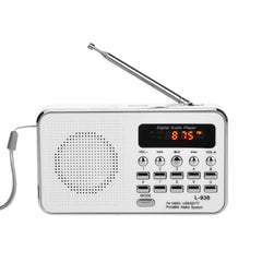 L-938 MP3 Audio Player FM Radio Support SD MMC Card AUX-IN Earphone-out, Blue, Red, Pink, White, Black