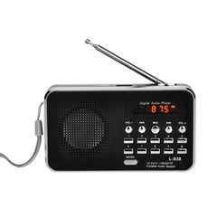 L-938 MP3 Audio Player FM Radio Support SD MMC Card AUX-IN Earphone-out, Blue, Red, Pink, White, Black
