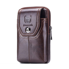 BULL CAPTAIN Leather Multifunctional Waist Bag For Men, Brown-05, Brown-07, Brown-08, Brown-10, Brown-04, Brown-06, Brown-09, Black-05, Black-07, Black-08, Black-10, Black-04, Black-09