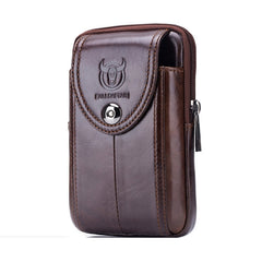 BULL CAPTAIN Leather Multifunctional Waist Bag For Men, Brown-05, Brown-07, Brown-08, Brown-10, Brown-04, Brown-06, Brown-09, Black-05, Black-07, Black-08, Black-10, Black-04, Black-09