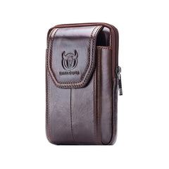 BULL CAPTAIN Leather Multifunctional Waist Bag For Men, Brown-05, Brown-07, Brown-08, Brown-10, Brown-04, Brown-06, Brown-09, Black-05, Black-07, Black-08, Black-10, Black-04, Black-09
