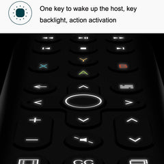 8BitDo Backlit Key Media Remote Control For Xbox, Style:, Long Version (Black)