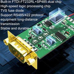 DTECH DT-5019 USB To RS485/422 Industrial Converter Serial Line Communication Adapter, DT-5019 1.2m