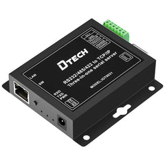 DTECH IOT9031 RS232/485/422 To TCP 3 In 1 Serial Server, CN Plug, IOT9031 RS232/485/422 To TCP