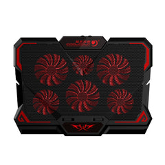 CoolCold 17inch Gaming Laptop Cooler Six Fan Two USB Port 2600RPM Laptop Cooling Pad