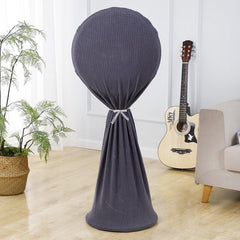 Round Elasticity Fan Dust Cover Household Use Fabric Fan Protective Cover, 110x45cm Green, 110x45cm Blue, 110x45cm Gray