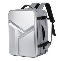 Large-capacity Waterproof Expandable Hard Shell Backpack with USB Charging Hole, 161 Light Grey, 161 Black, 161 Dark Gray, 162 Black, 162 Deep Gray, 162 Light Gray