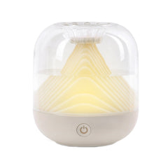 FX-039 USB Charging Ambient Light Humidifier Mountain Mini Wireless Humidifier, Green, White, Wine Red