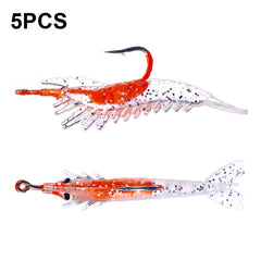 HENGJIA SO077 6cm 3g Lead Wrapped Shrimp Soft Lure Sea Bass Fake Lure, SO077 1, SO077 2, SO077 3, SO077 4