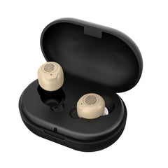 GM-902 Wireless Magnetic Charging Hearing Aids Elderly Sound Amplifier, (Red Blue+Black), (Skin-color+White), (Skin-color+Black)
