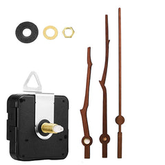 Quartz Clock Dial Repair Kit DIY Wall Clock Parts,Spec:, 4 Movements+4 Sets Needles, Movement+S01 Wooden Needle, Movement+S02 Wooden Needle, Movement+S03 Wooden Needle, Movement+S04 Wooden Needle