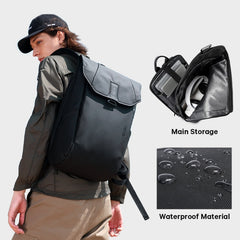 BANGE BG-2575 Anti theft Waterproof Laptop Backpack 15.6 Inch Daily Work Business Backpack, BG-2575 Black