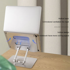 Multifunctional Desktop Foldable Rotating Laptop Cooling Bracket, Spec:, SP-086 (Silver), SP-086 (Gray), SP-88 (Silver), SP-88 (Gray)