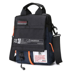 HAOSHUAI 206-1 Men Handheld Crossbody Bag Outdoor Waterproof Cloth Bag, 206-1 Light Blue, 206-1 Dark Blue, 206-1 Black, 206-1 Army Green, 206-1 Grey, 206-1 Brick Red