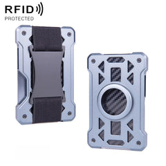 For AirTag 2nd Gen / AirTag 1st Gen Card Holder Metal Anti-Theft RFID Wallet, ak-4 B Silver, ak-4 B Blue, ak-4 B Gray, ak-4 A Black, ak-4 A Blue, ak-4 A Silver, ak-4 A Gray, ak-4 B Black