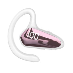 YX02 With Digital Display Hanging Ear Bone Conduction Bluetooth Headset, YX02 Black, YX02 Grey, YX02 Red, YX02 Pink