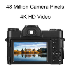 R10 4K HD 48MP Retro Foldable Screen Digital Camera, R10 Simple Version