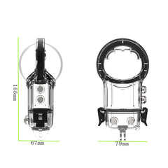 For Insta360 X3 Camera Waterproof Case Sealed Diving Shell (Neutral Without Logo), Neutral Without Logo