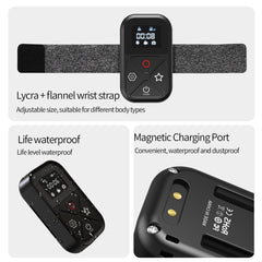 TELESIN T10 80m Bluetooth Remote Control For GoPro Hero11 Black / HERO10 Black / HERO9 Black / HERO8 Black /Max, For GoPro