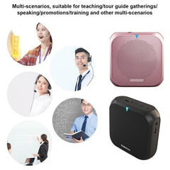 Rolton K400 Mini Audio Speaker Megaphone Voice Amplifier Support FM Radio TF MP3, K400