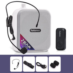 Rolton K600 7.4V Bluetooth Wirelss Audio Speaker Megaphone Voice Amplifier With Transmitter, With Transmitter