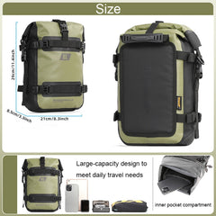 Rhinowalk MT2206 6L Waterproof Motorcycle Bumper Bag Outdoor Riding Bag, 6L(Black), 6L(Green)