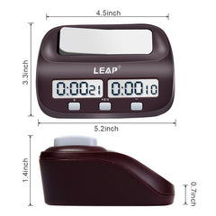 LEAP PQ9907S Chess Clock International Chess Go Clock, PQ9907S