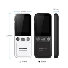 T16 Smart AI Translation Travel Translator Supports 138 Language Mutual Translation 14 Offline Translation, T16 Black