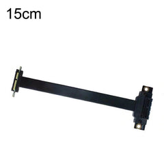 PCI-E 3.0 1X 90 Degrees Graphics Card / Wireless Network Card Extension Cable, Cable Length:, 5cm, 10cm, 15cm, 20cm, 25cm, 30cm, 40cm, 50cm