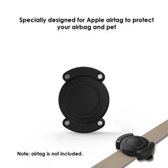 For AirTag 2nd Gen / AirTag 1st Gen Protective Case Anti-scratch Waterproof Cover, All Inclusive Black