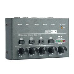 With Single Channel Stereo Switching Mini Signal Hybrid Small Audio, 4 Way mixer, 8 Way Mixer