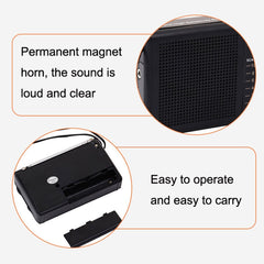BAIJIALI BJL228 Retro Portable Two Band FM AM Radio Built-in Speaker, BJL228 White, BJL228 Black