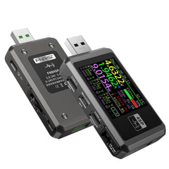 FNIRSI FNB48P USB Mobile Phone DC Power Charger Detector, Color:, Bluetooth Blue, Without Bluetooth Black