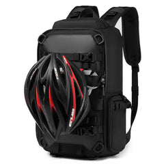 Ozuko 9587 Men Backpack Sports Helmet Men Backpack Breathable Waterproof And Wear-resistant