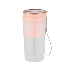 LGZ-1 500ml 50W 4 Blades Electric Portable Juicer Rechargeable Juice Extractor, LGZ-1 (White), LGZ-1 (Green), LGZ-1 (Pink)