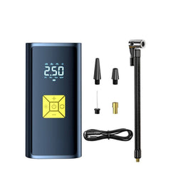 Small Portable Car Air Pump Tire Inflator for Motorcycle Bicycle, SUITU ST-9620A Wired Model, SUITU ST-9620B Wireless, SUITU ST-9620C Wireless Power Bank