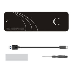 USB3.2 To MAC SSD Enclosure Adapter For Macbook Air Pro 2013-2017 Hard Disk, 20Gbps C-C Cable Kit, 10Gbps A-C Cable Kit