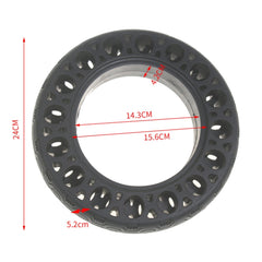 For Segway G30 Max 10-inch F20 F30 F40 Solid Run-flat Tire 60/70-6.5 Hollow Tire