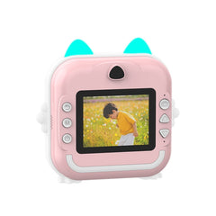 Children Instant Camera Mini Thermal HD Printer Video Photo Digital Camera, Standard Blue, Standard Pink, 16G Pink, 16G Blue, 32G Pink, 32G Blue