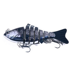 HENGJIA 10cm 24g Bionic Multi-Section Fish Bait Plastic Electroplating Fake Bait, JM060 (3), JM060 (4), JM060 (5), JM060 (6), JM060 (1), JM060 (2)
