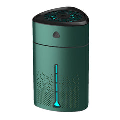 Silent USB Plug-In Silver Ion Purifying Humidifier Household Night Light Atomizer, Electroplated White, Electroplated Green, White, Green, Duck