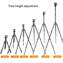 DSLR Tripod Photography Stand Portable Cell Phone Micro SLR Tripod, K268+KJ36