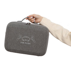 For PICO 4 VR Integrated Storage Bag Messenger Bag Hard Shell Protective Box, For PICO 4 Hard Shell Bag