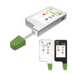 Greentest ECO6 Vegetable, Fruit, Meat Food Nitrate Water Quality Nuclear Radiation Environmental Detector, EU Plug, ECO6 White, ECO6 Black