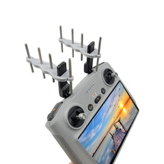For DJI Air 3/Mini 4 Pro Drone RC 2 Remote Controller Yagi Antenna Signal Booster, 2.4G 913797, 5.8G 913797